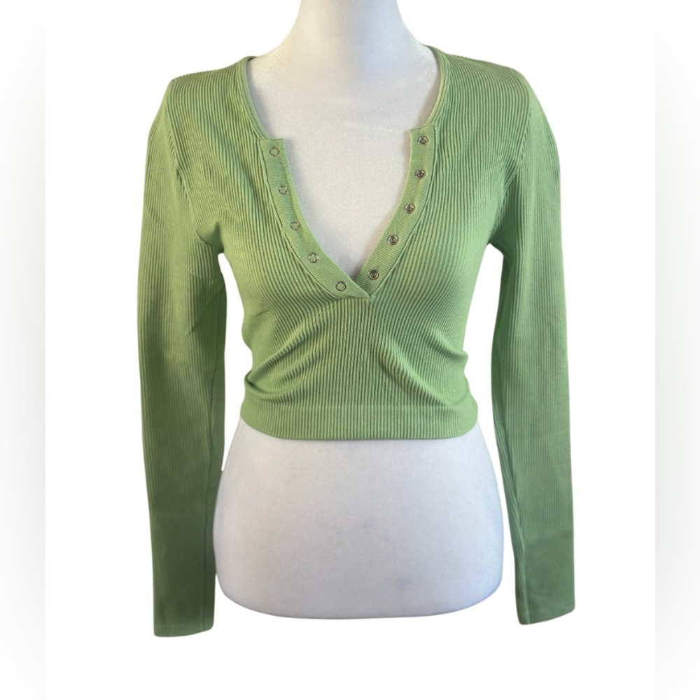 Out From Under Claudia Seamless Henley Top - Picture 3 of 5